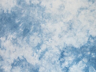 Hand dyed Fabric Gradient Bundle,  Indigo Blue Gradient - image5